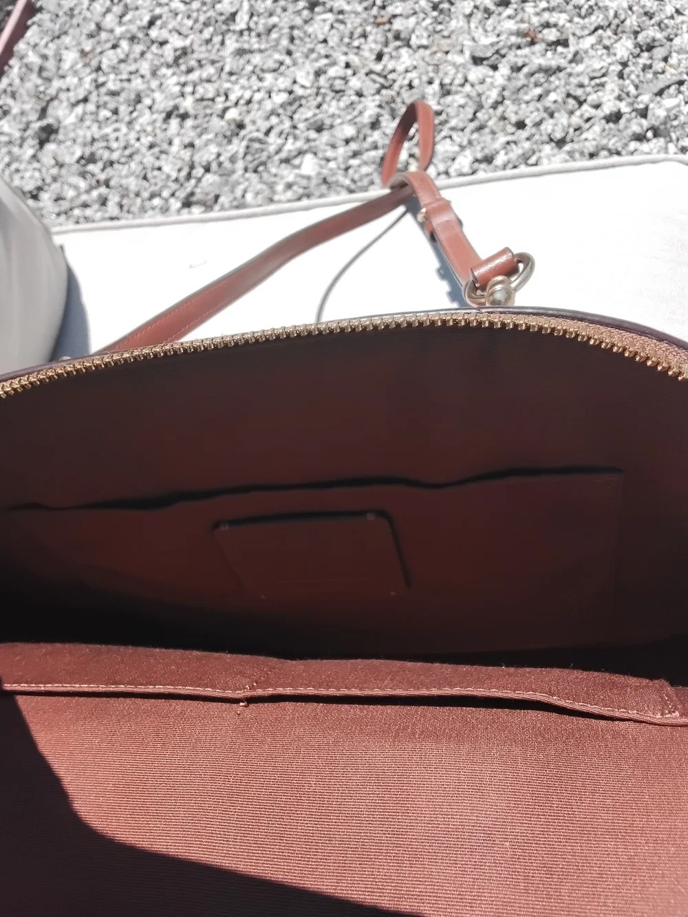 Coach Signature Dome Satchel in Beige/Tan
